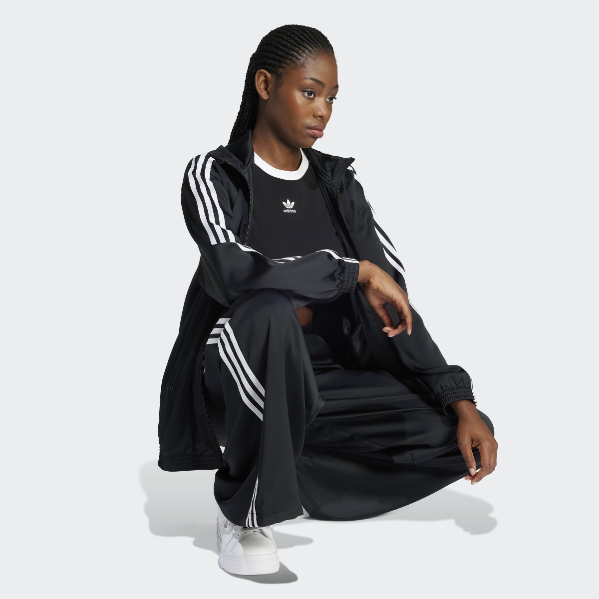 Satin adidas pants cheap