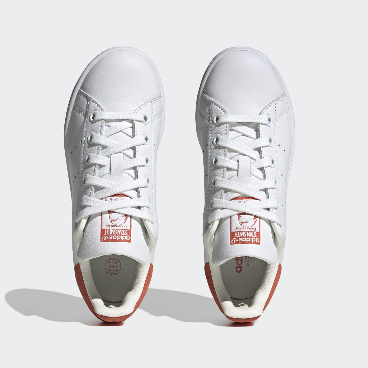 Adidas originals stan smith white and red clearance